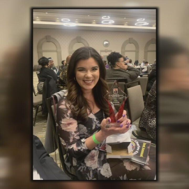 WDRB reporter Amanda Roberts receives award for outstanding community service